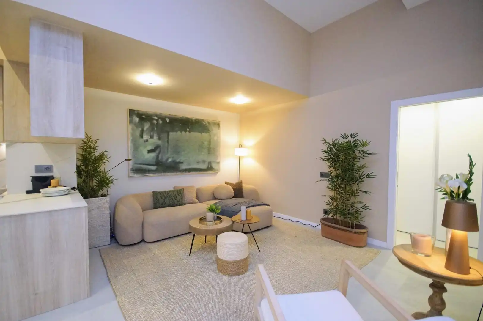 Sala de estar de Piso en venta en Barcelona con Aire acondicionado, Calefacción y Amueblado