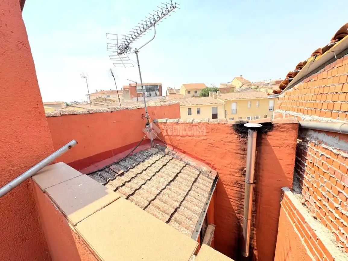 Vista exterior de Casa adosada en venta en Torrelaguna