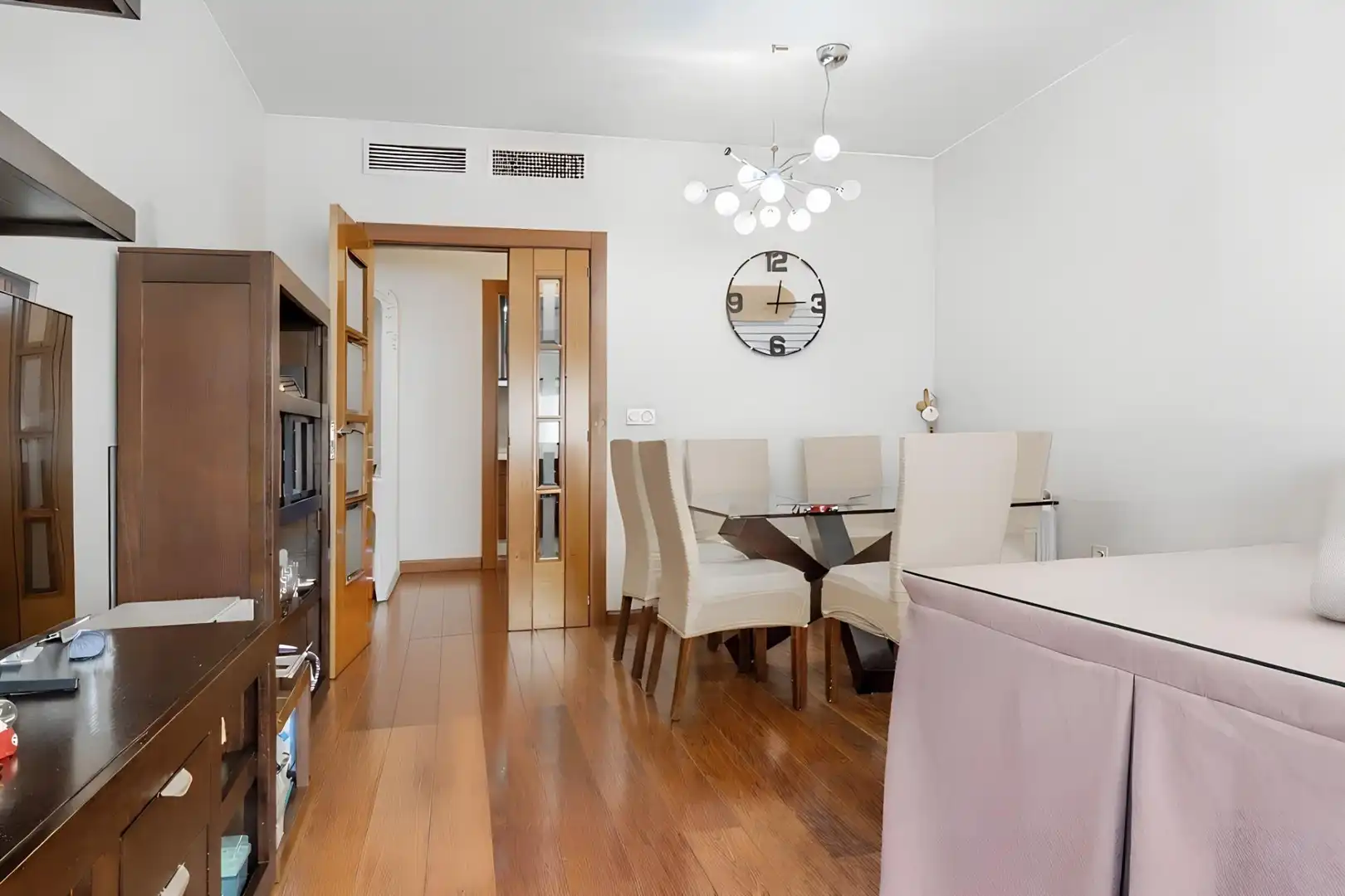 Esszimmer von Wohnung zum Verkauf in Granada mit Heizung, Privatgarten und Balkon