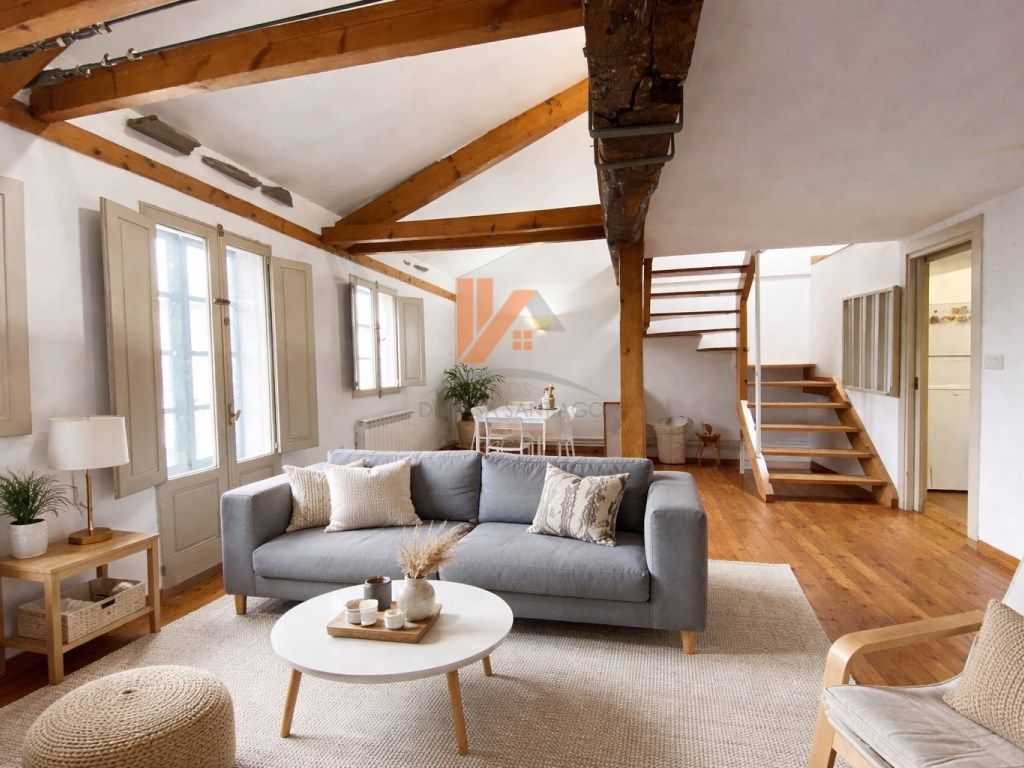 Sala de estar de Casa o chalet en venta en Santiago de Compostela  con Balcón