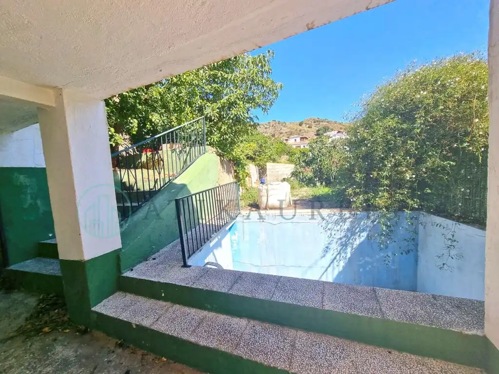 Vista exterior de Casa o chalet en venta en Canillas de Aceituno con Aire acondicionado, Jardín privado y Terraza