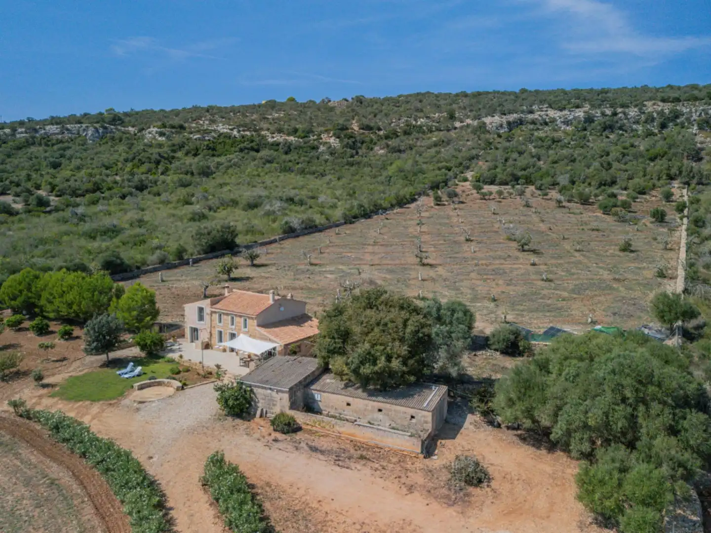 Country house zur Miete in Manacor mit Klimaanlage, Heizung und Privatgarten