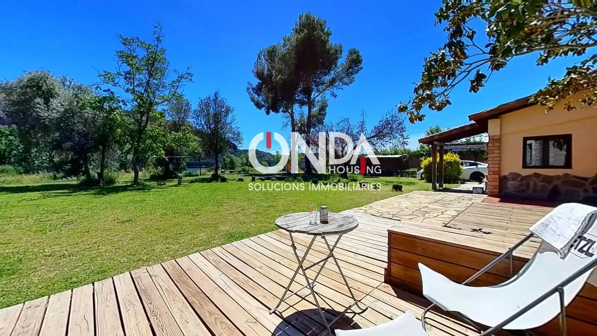 Garden of Houses for sale in Camarasa  with Heating, Private garden and Parquet flooring