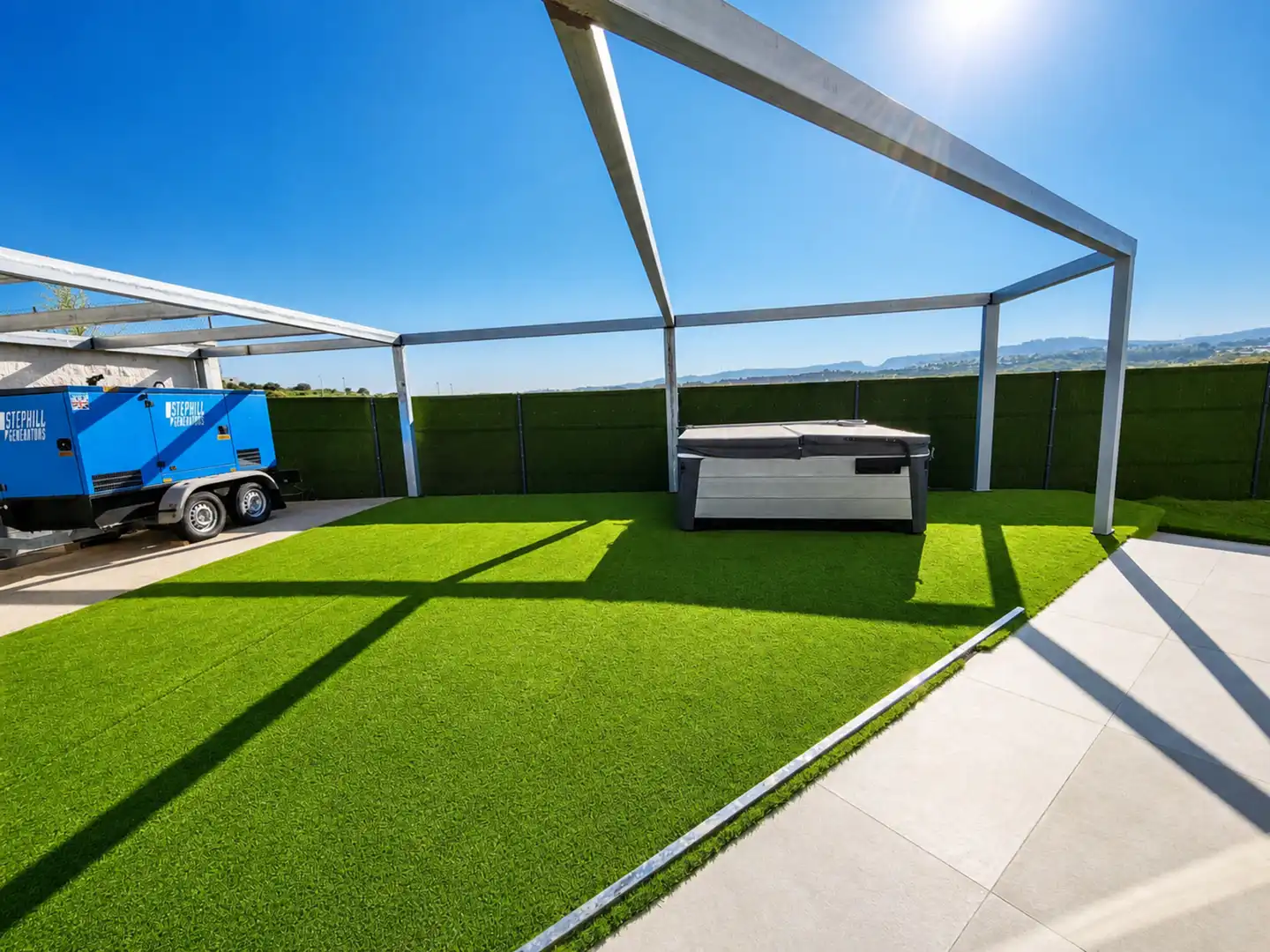 Terrassa de Casa o xalet en venda en Estepona amb Aire condicionat, Jardí privat i Terrassa