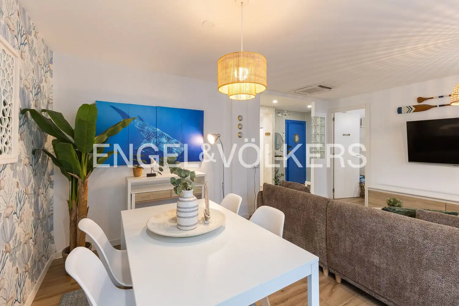 Dining room of Flat for sale in Valencia  with Air Conditioner, Heating and Parquet flooring