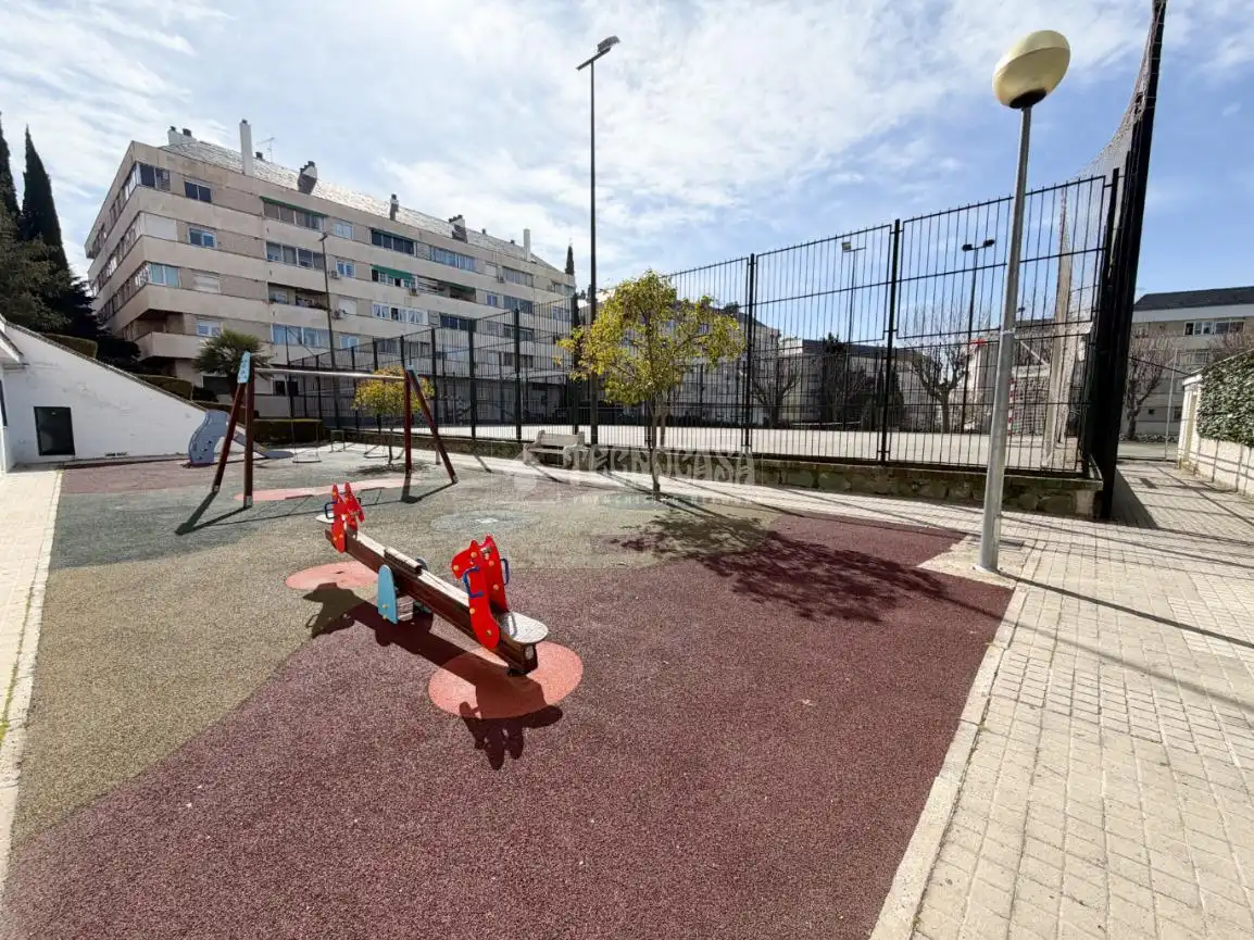 Exterior view of Flat for sale in Collado Villalba  with Air Conditioner, Heating and Parquet flooring
