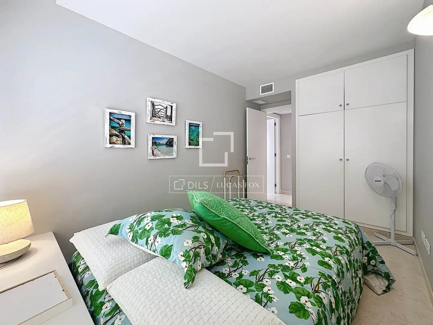 Schlafzimmer von Wohnung zur Miete in Ciutadella de Menorca mit Klimaanlage, Heizung und Privatgarten
