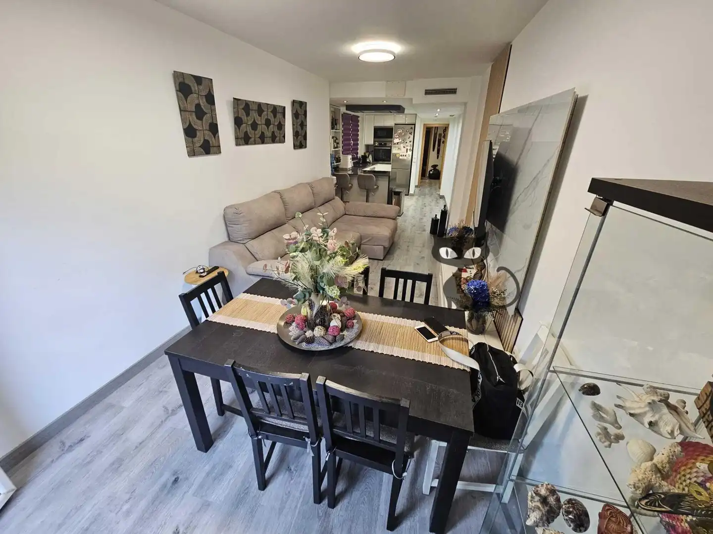 Dining room of Flat for sale in Massanassa  with Air Conditioner, Parquet flooring and Balcony
