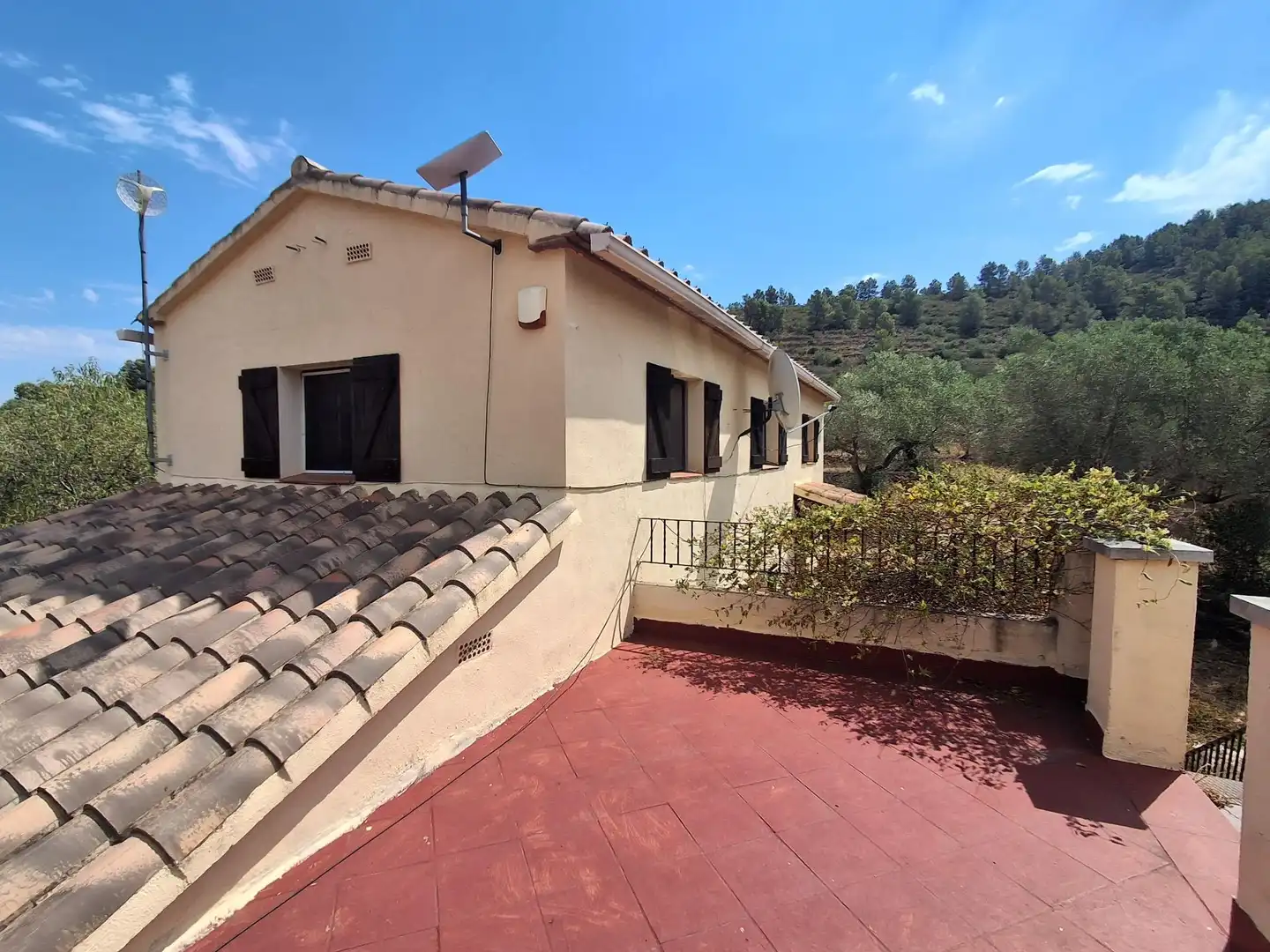 Vista exterior de Finca rústica en venda en Tivissa amb Piscina comunitària