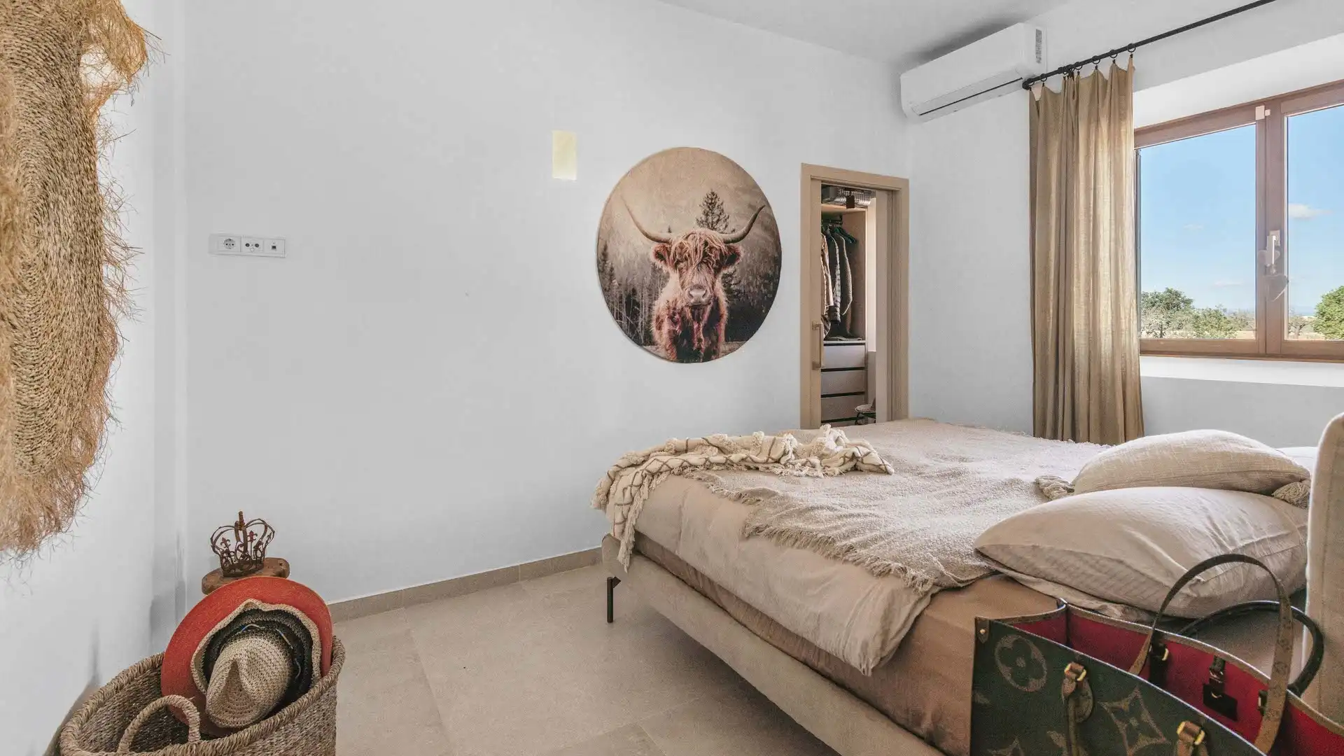 Bedroom of Country homes for sale in Ses Salines  with Air Conditioner, Heating and Terrace