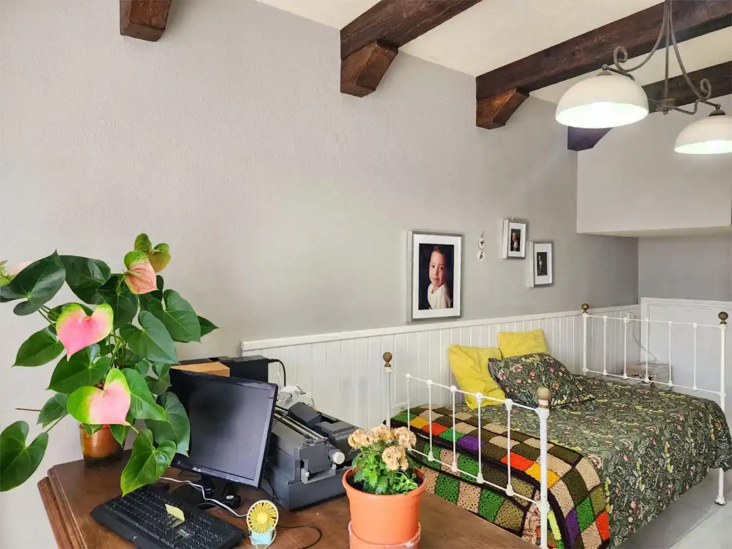 Sala de estar de Piso en venta en Arona con Jardín privado, Trastero y Amueblado