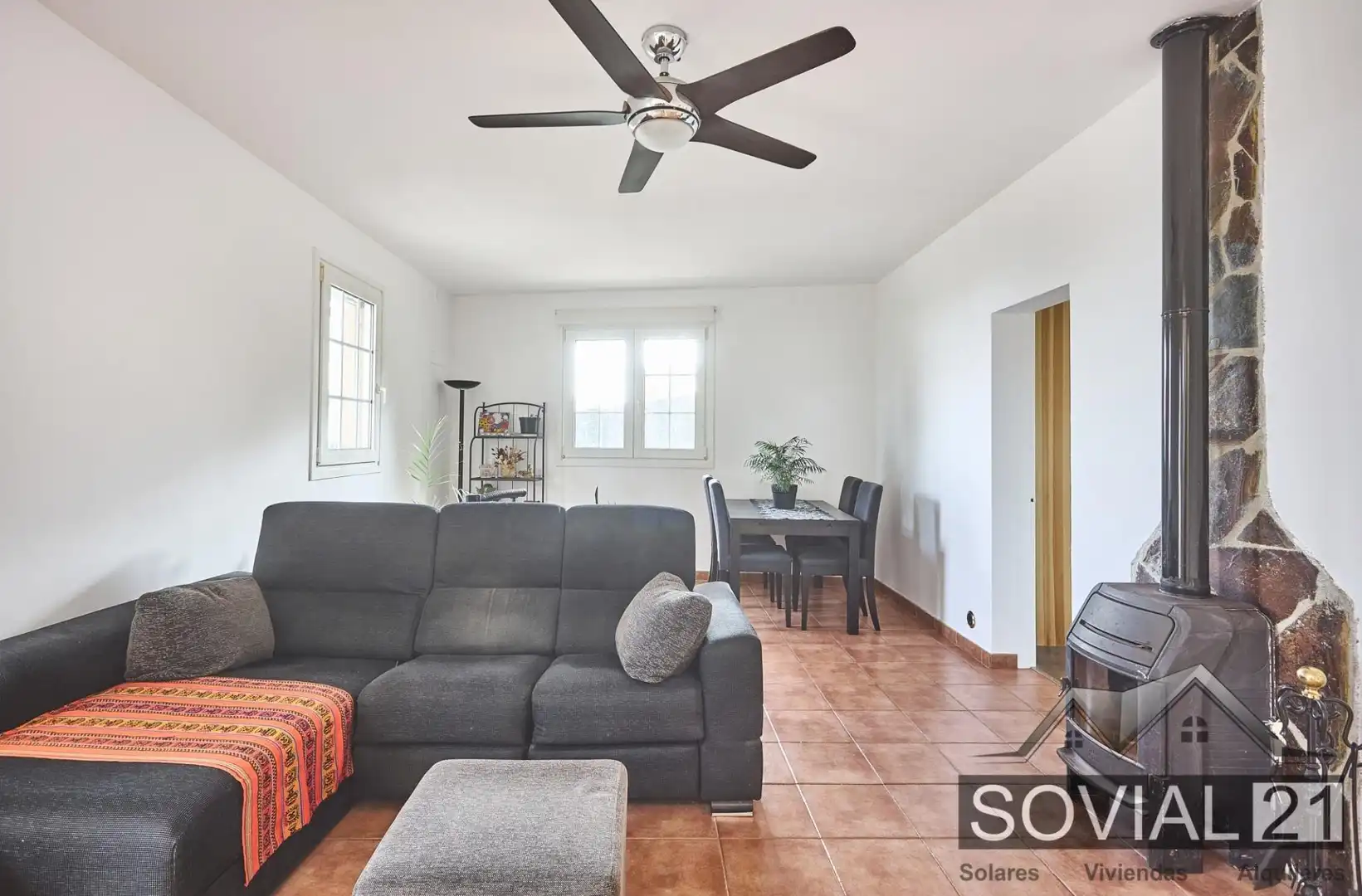 Sala de estar de Casa o chalet en venta en Barcelona con Calefacción, Jardín privado y Terraza
