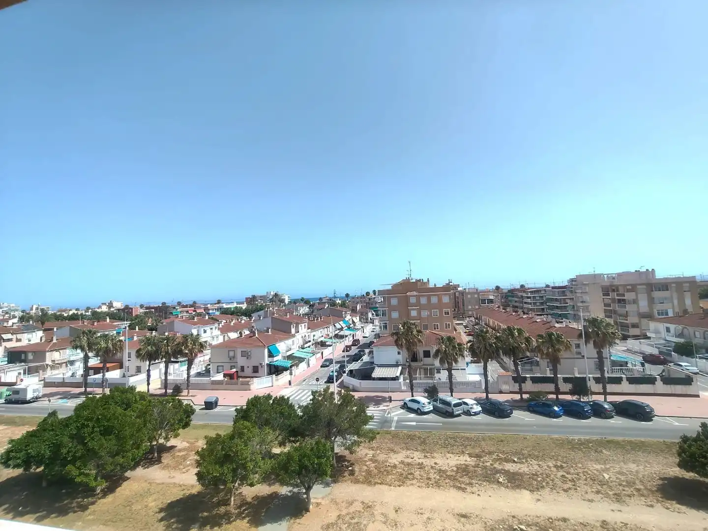 Außenansicht von Wohnungen zur Miete in Santa Pola mit Klimaanlage, Heizung und Terrasse