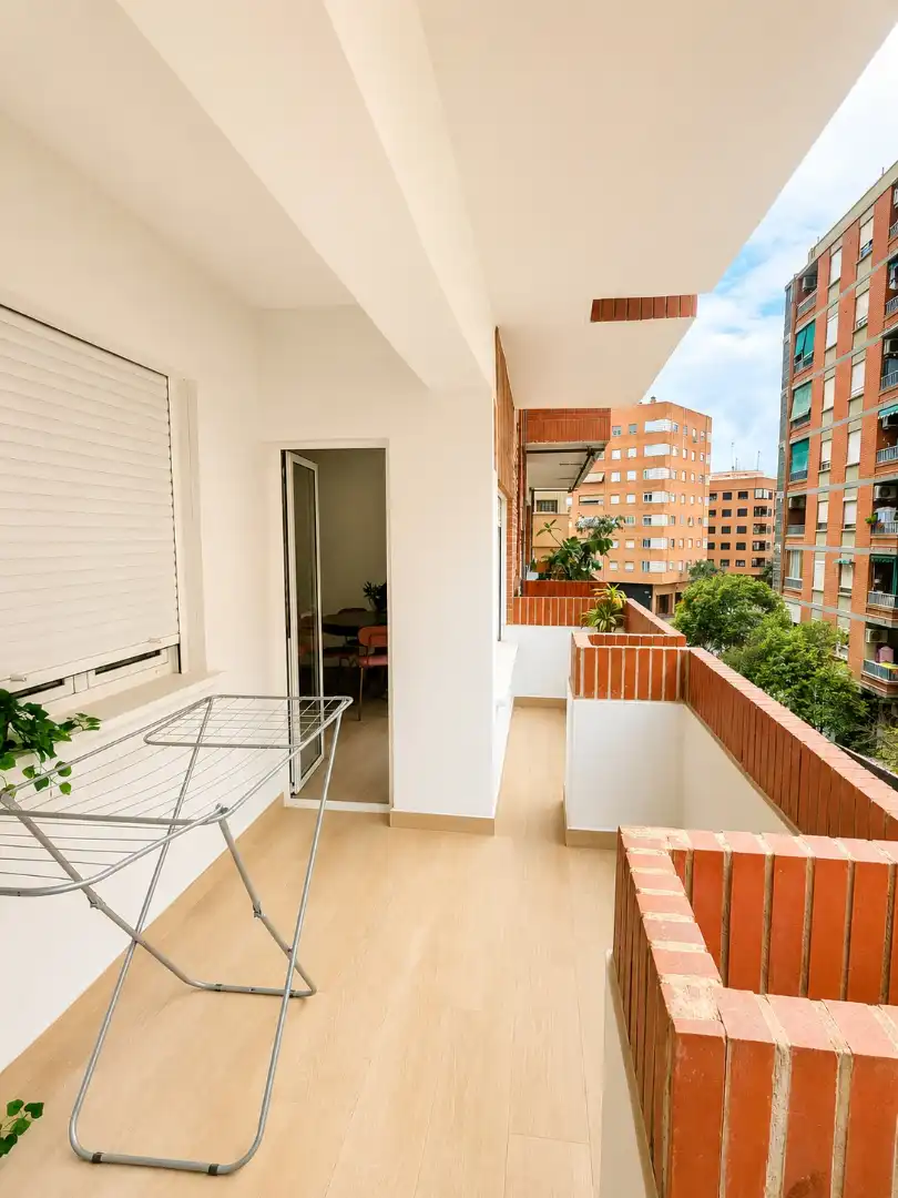 Terrasse von Wohnung zur Miete in Valencia mit Klimaanlage, Terrasse und Möbliert