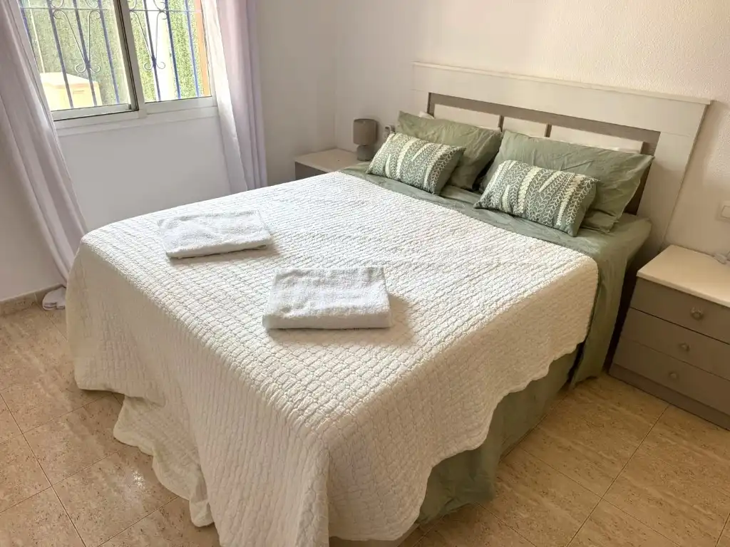 Bedroom of Apartments for sale in Vera  with Air Conditioner, Terrace and Furnished
