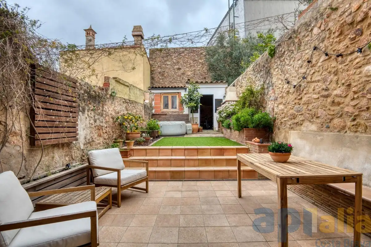 Terraza de Casa adosada en venta en Sant Feliu de Guíxols con Calefacción, Jardín privado y Terraza