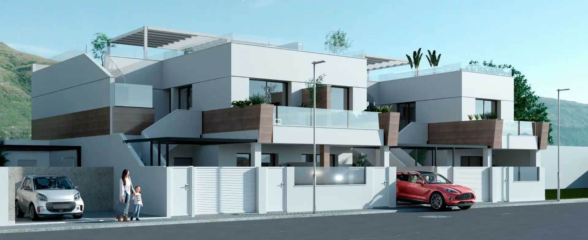 Vista exterior de Apartament en venda en Pilar de la Horadada amb Piscina comunitària