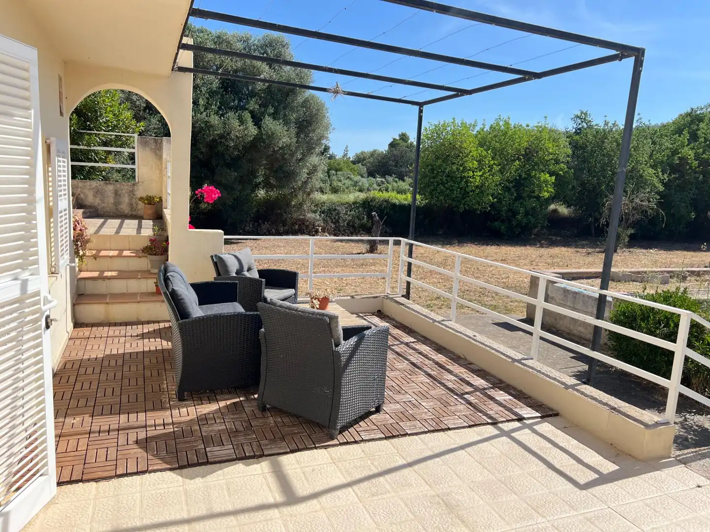 Terraza de Finca rústica en venta en Inca con Aire acondicionado, Jardín privado y Terraza