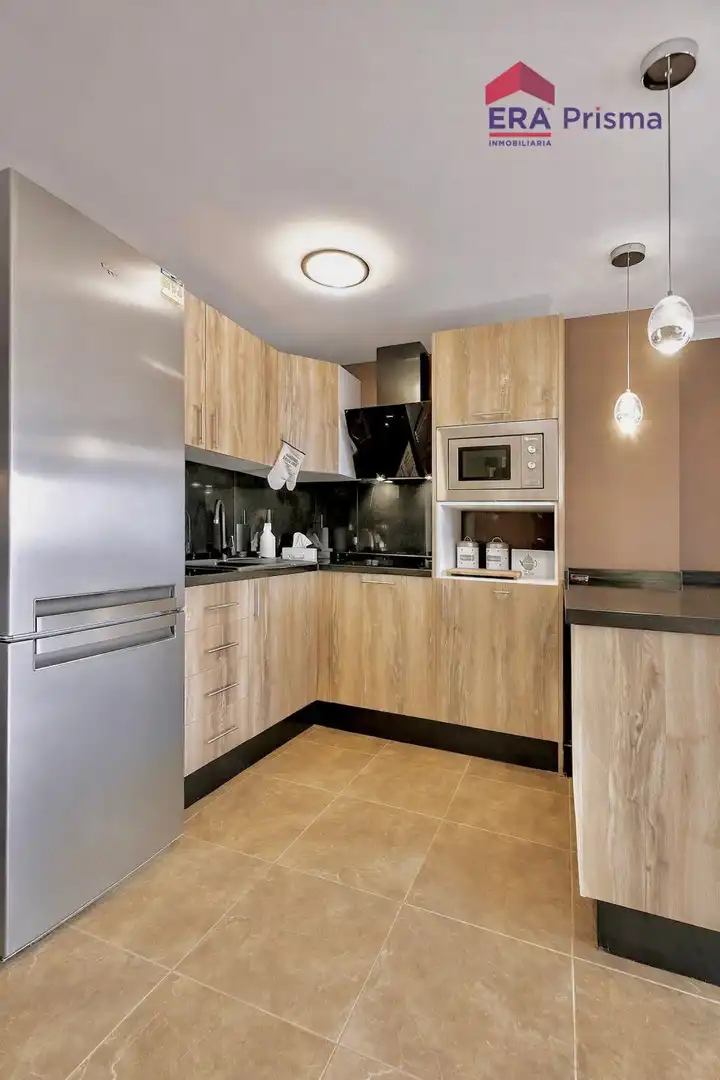 Cocina de Apartamento en venta en Adeje con Jardín privado, Terraza y Piscina comunitaria