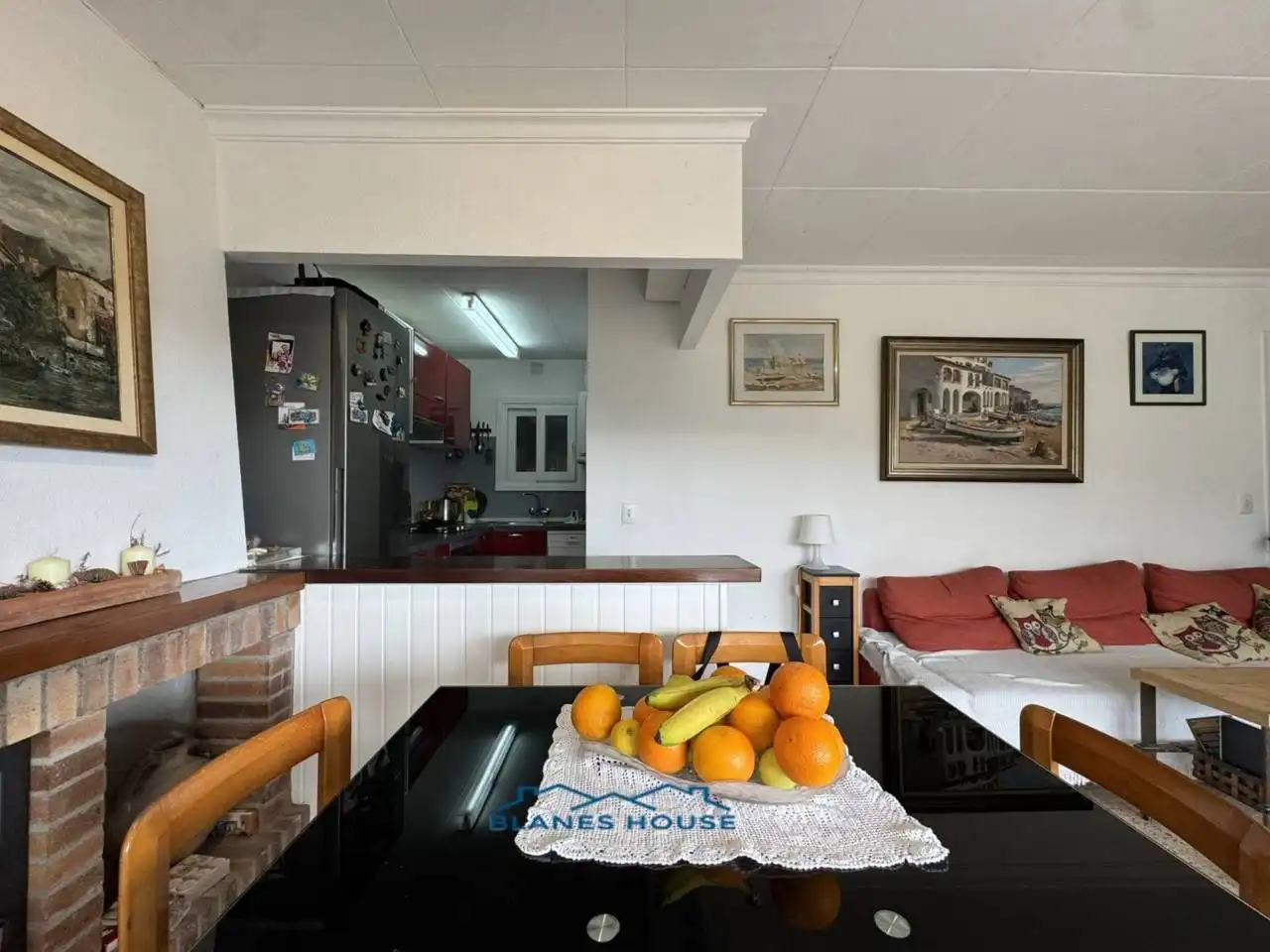 Esszimmer von Wohnung zum Verkauf in Lloret de Mar mit Klimaanlage und Terrasse