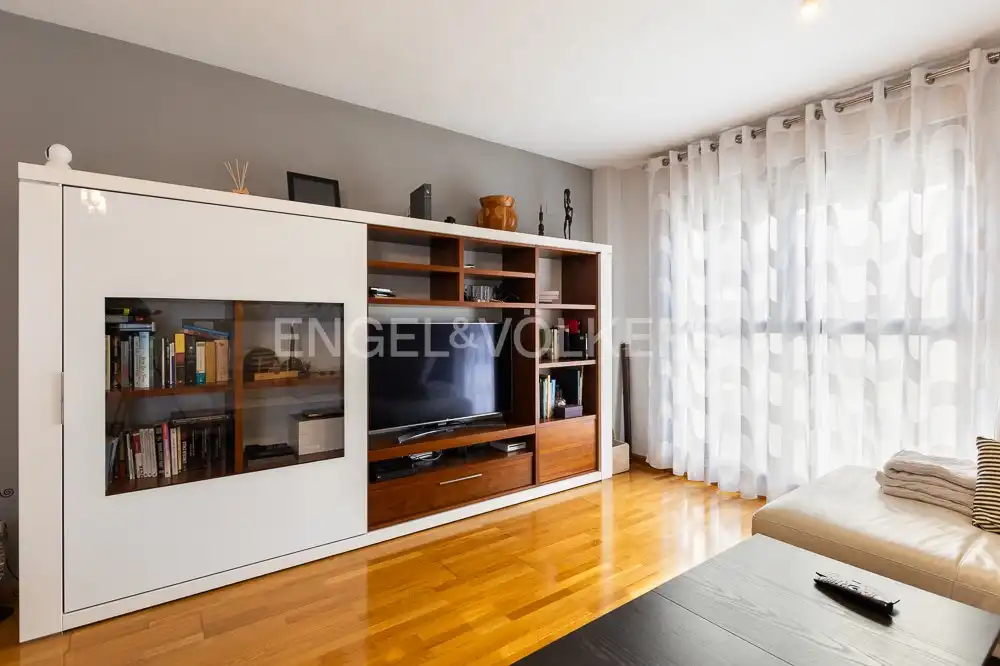 Sala de estar de Piso de alquiler en Valencia con Aire acondicionado, Calefacción y Parquet