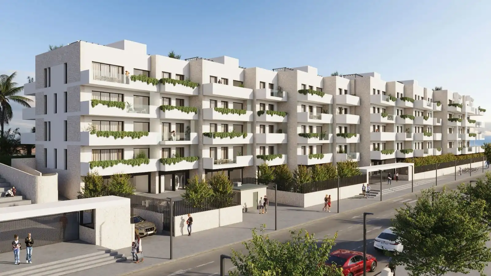 Vista exterior de Àtic en venda en La Nucia amb Piscina comunitària