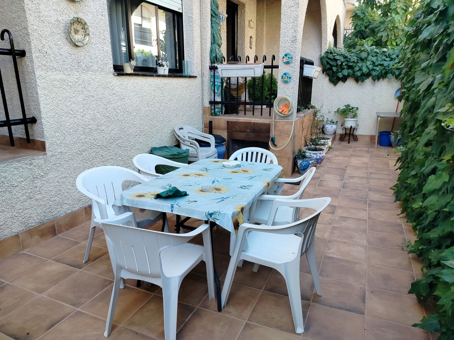 Terrace of Single-family semi-detached for sale in Griñón  with Air Conditioner, Heating and Private garden