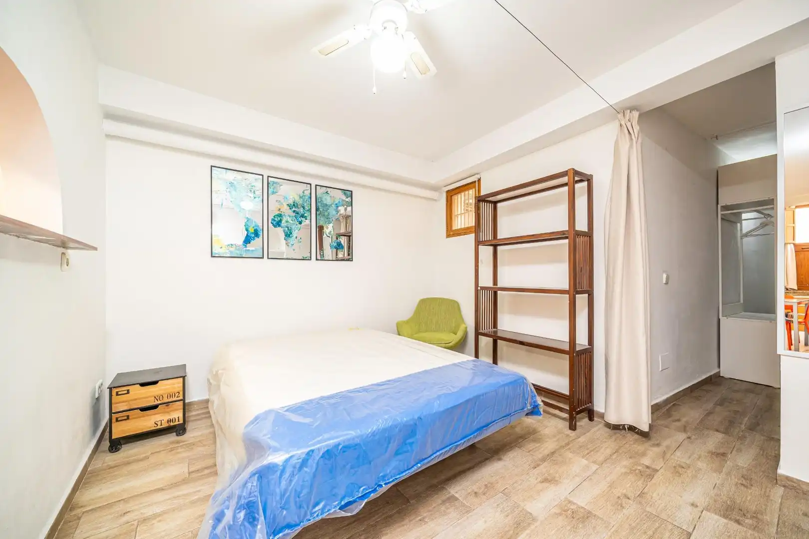 Schlafzimmer von Loft zum Verkauf in  Palma de Mallorca mit Heizung und Möbliert
