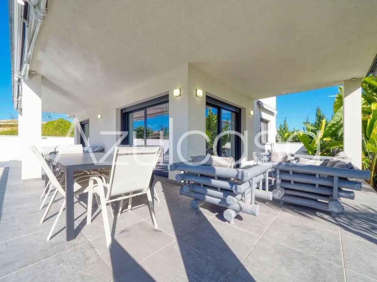 Terraza de Casa o chalet en venta en Sant Joan d'Alacant con Aire acondicionado, Terraza y Piscina