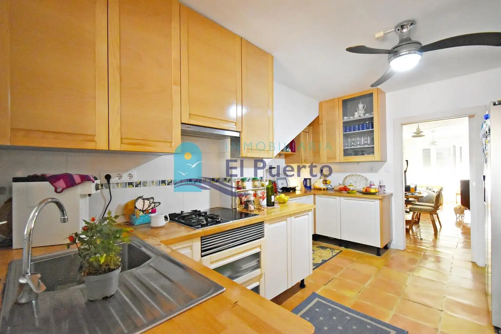 Kitchen of Flat for sale in Cartagena  with Air Conditioner, Private garden and Terrace
