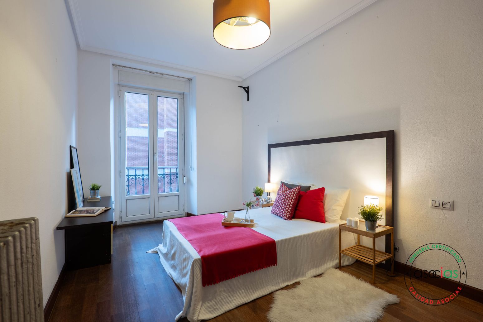 Bedroom of Flat for sale in Gijón   with Heating and Parquet flooring