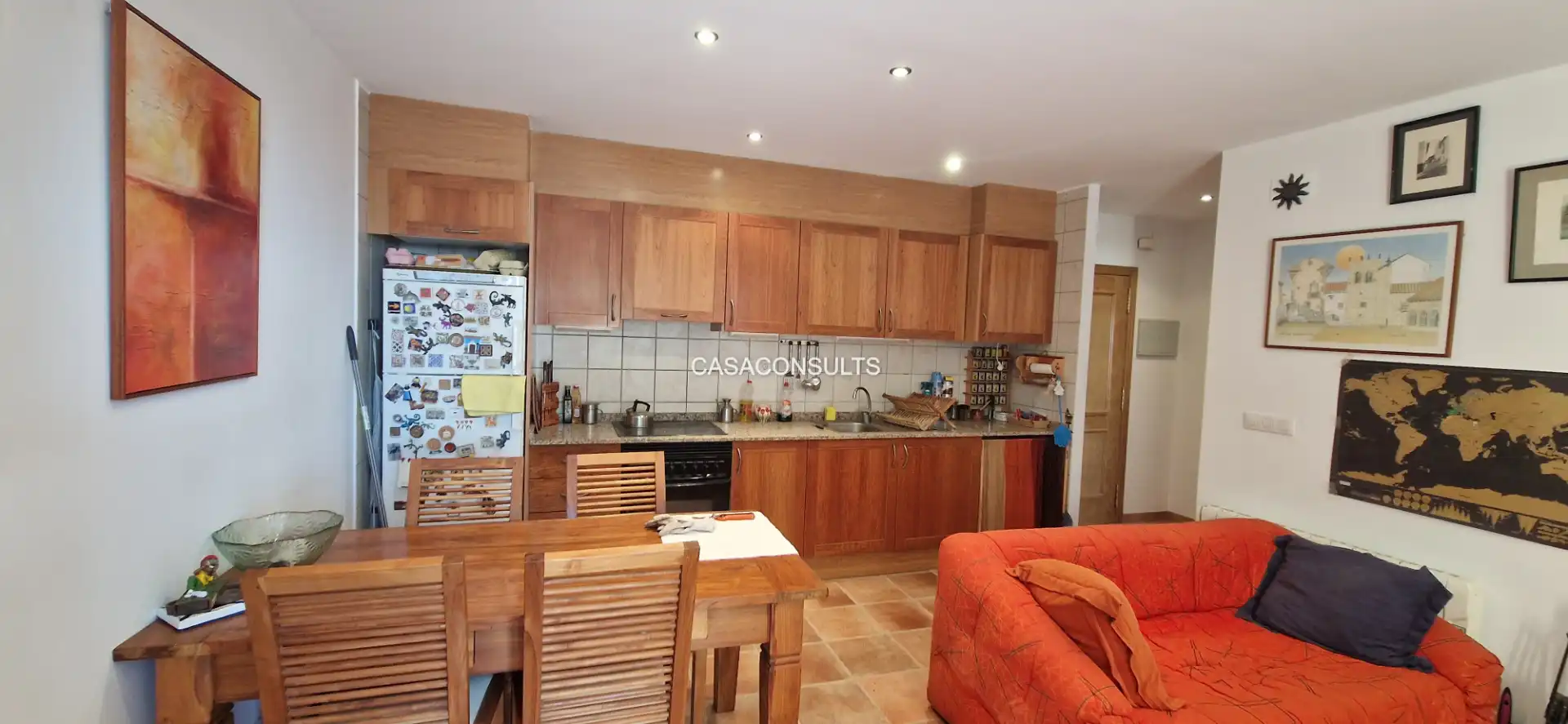 Cuina de Apartament en venda en Vistabella del Maestrazgo amb Calefacció, Jardí privat i Terrassa
