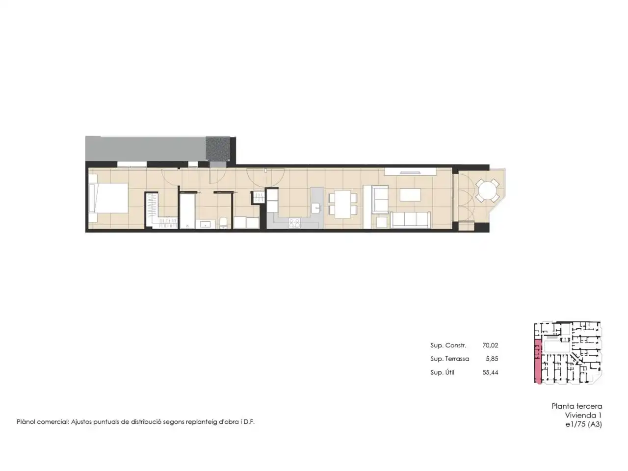 Apartamento en venta en Palamós con Aire acondicionado, Calefacción y Terraza