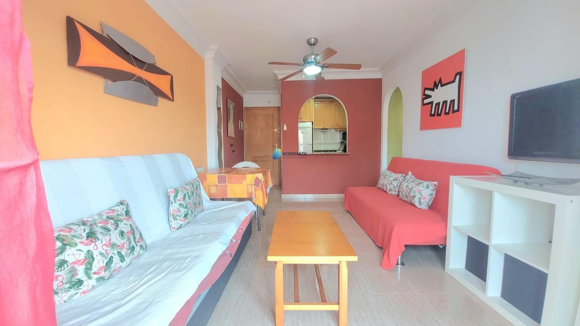 Living room of Apartment for sale in Cartagena  with Air Conditioner, Terrace and Furnished