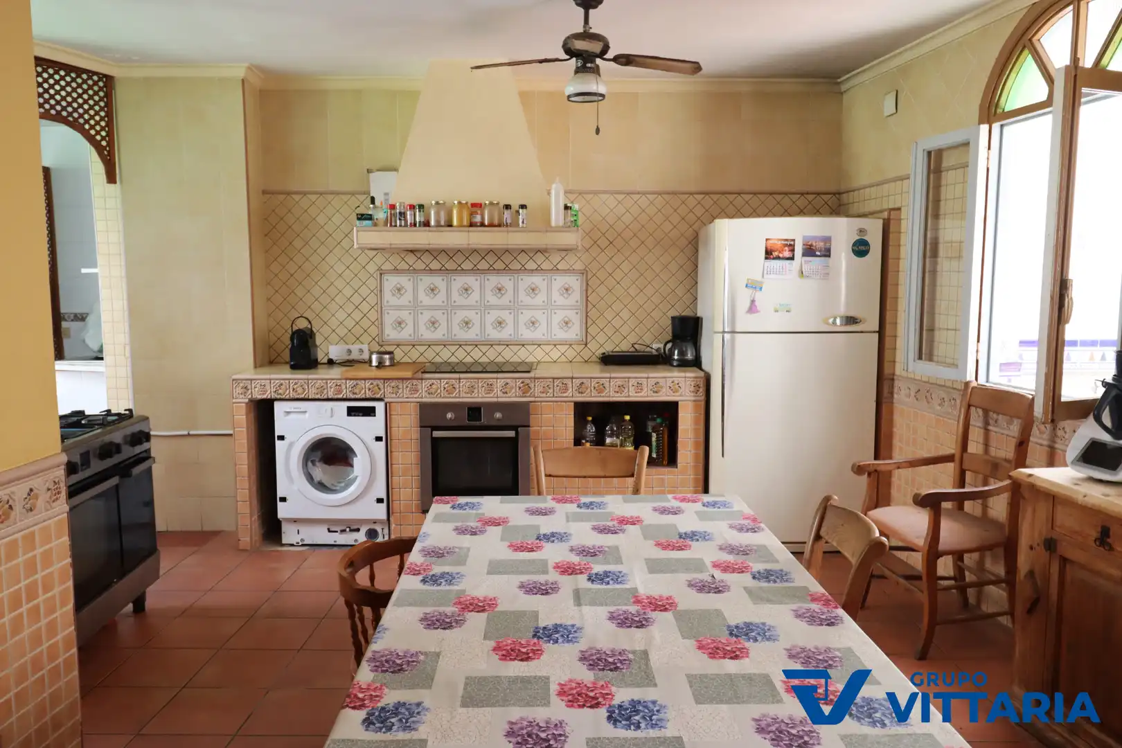 Cocina de Casa adosada en venta en Almería con Aire acondicionado, Terraza y Trastero