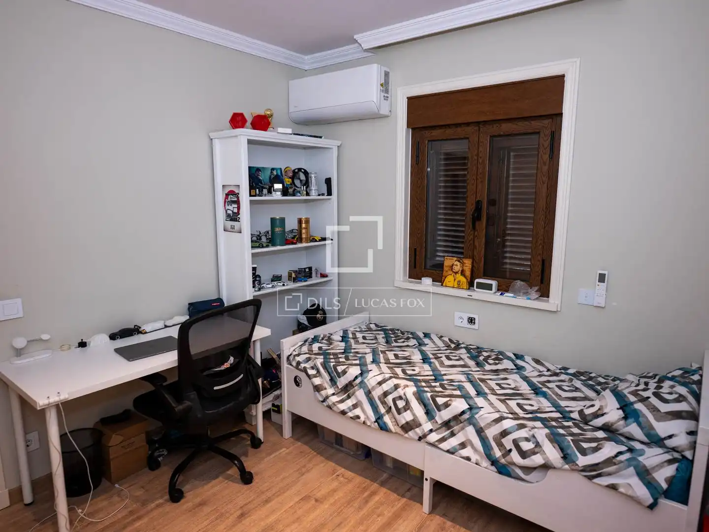 Bedroom of Houses for rent in Madrid  with Air Conditioner, Heating and Private garden