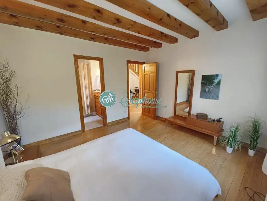 Habitación de Casa o chalet en venta en Palazuelos de Eresma con Calefacción, Terraza y Amueblado