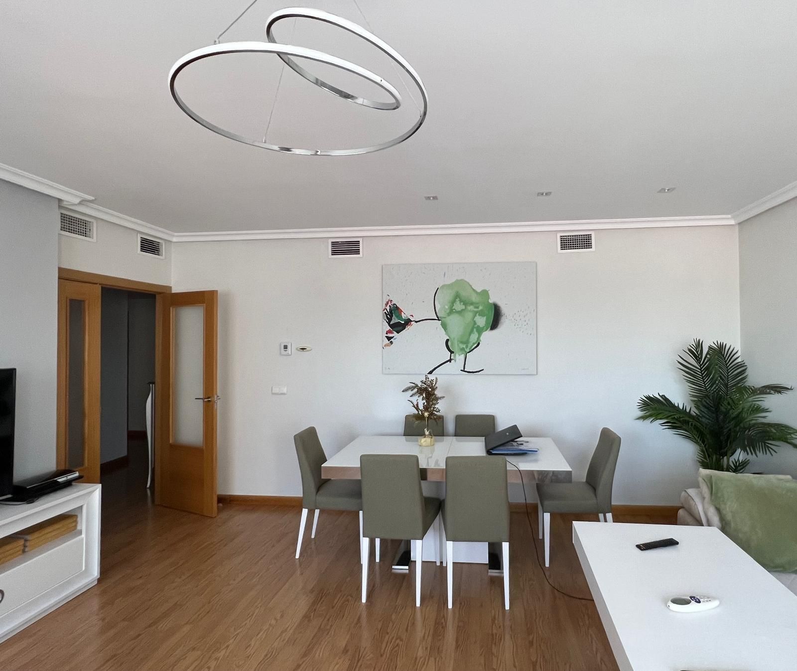 Dining room of Flat for rent in Cáceres Capital  with Air Conditioner, Heating and Furnished
