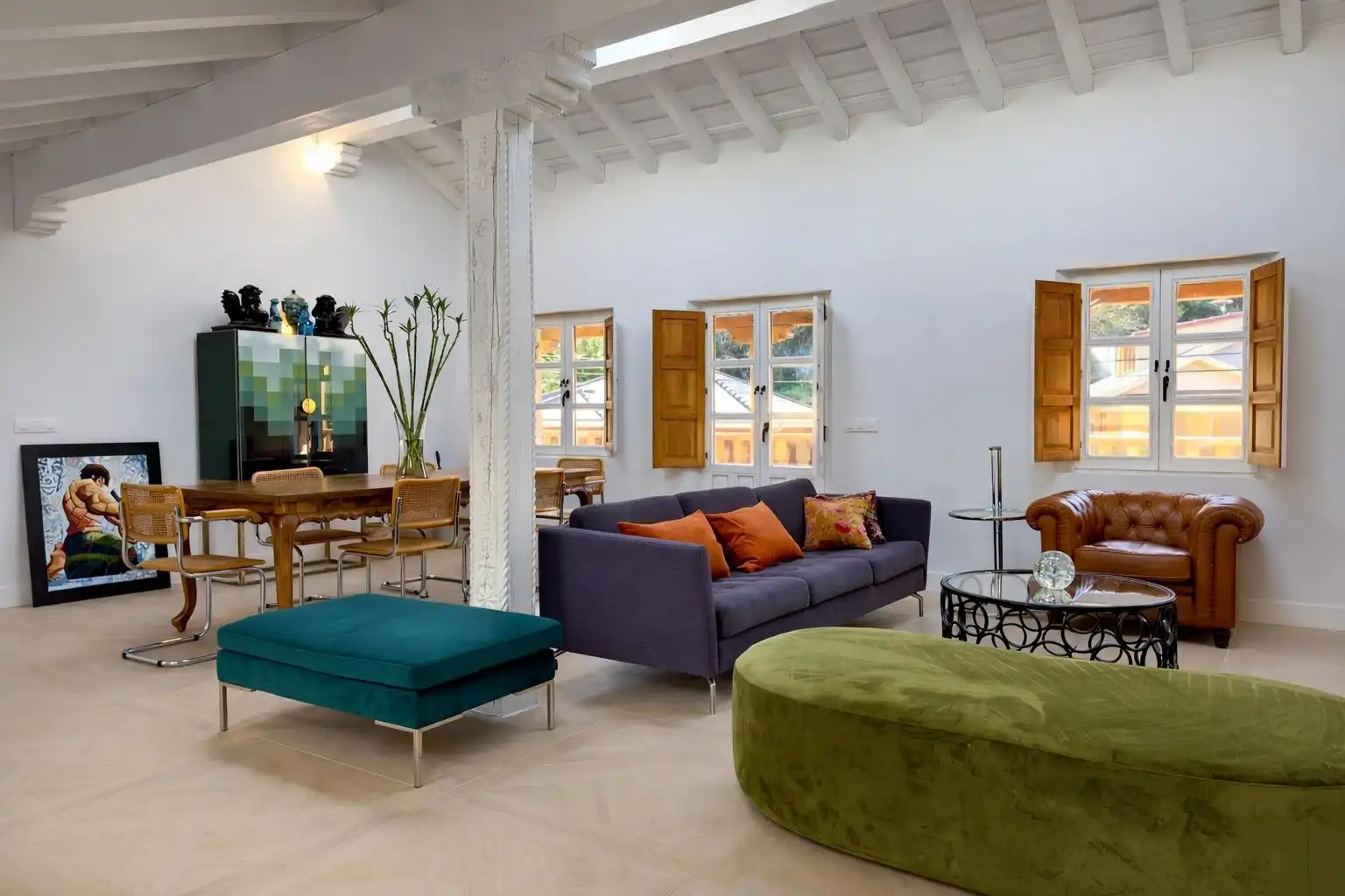 Sala de estar de Dúplex en venta en Alfoz de Lloredo con Calefacción, Jardín privado y Balcón