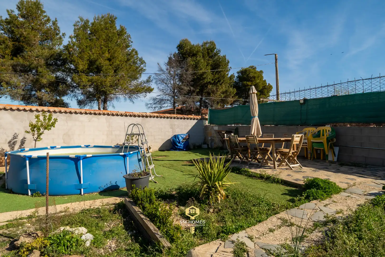 Garden of Country homes for sale in Mejorada del Campo  with Air Conditioner, Private garden and Swimming Pool