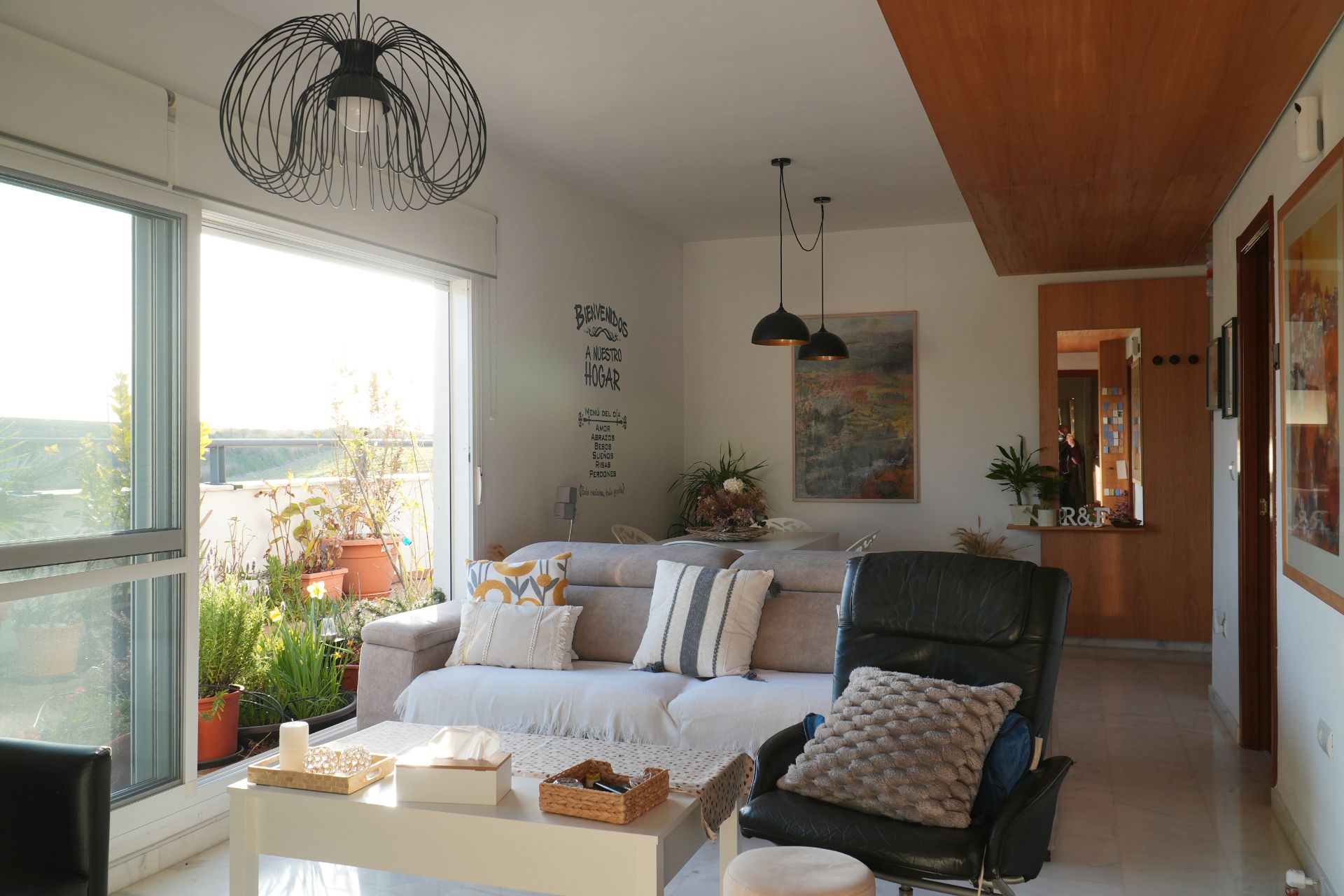 Living room of Attic for sale in Burguillos  with Air Conditioner, Heating and Terrace