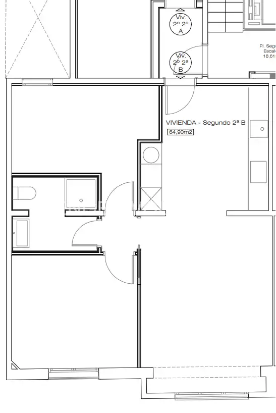 Wohnung zum Verkauf in Barcelona mit Klimaanlage, Heizung und Parkett