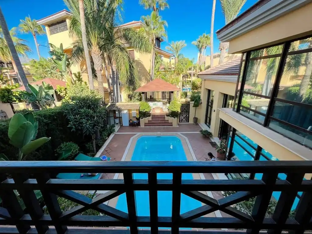 Piscina de Casa o xalet de lloguer en Marbella amb Aire condicionat, Jardí privat i Piscina