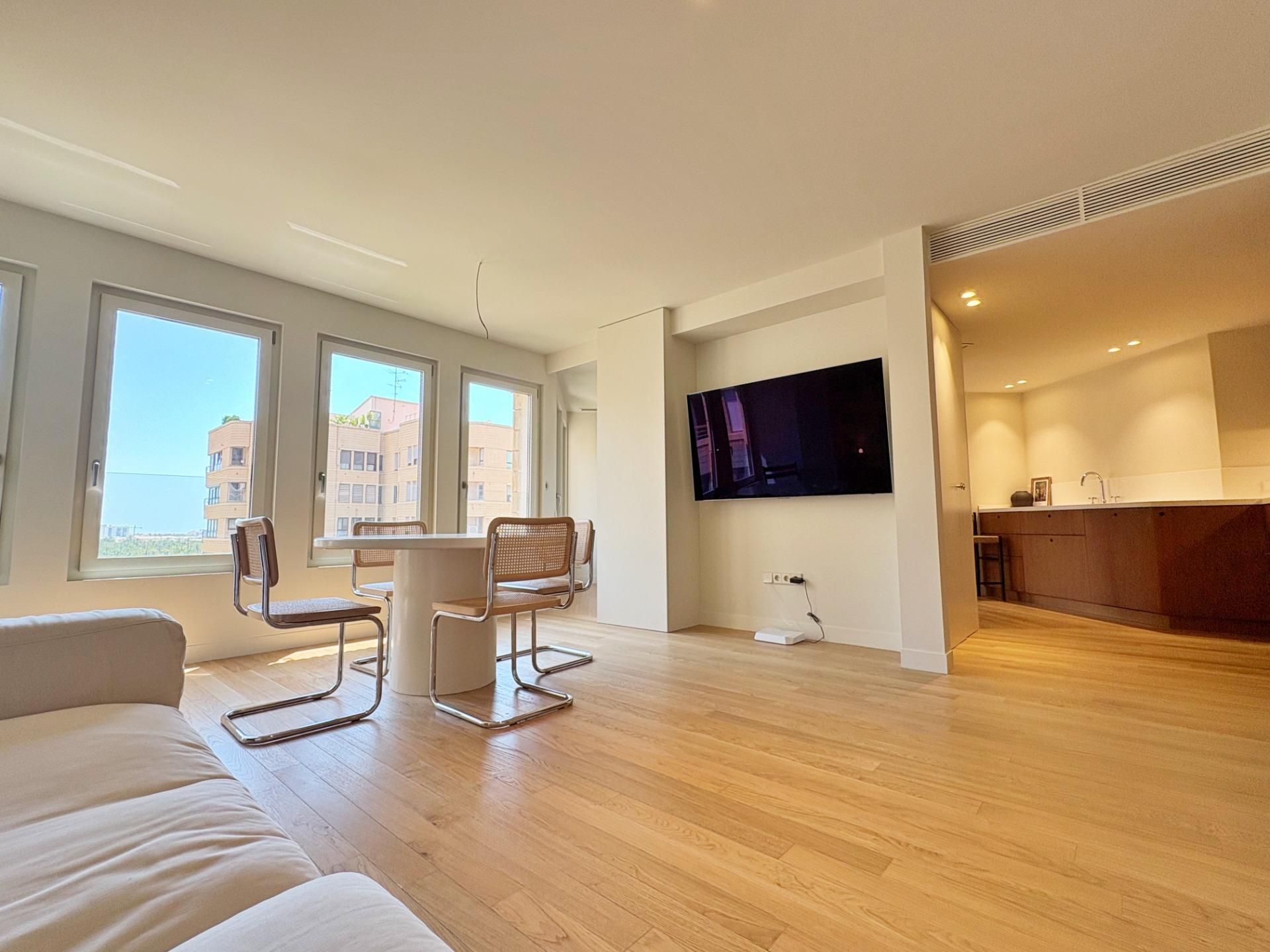 Living room of Flat for sale in Elche / Elx  with Air Conditioner, Heating and Parquet flooring
