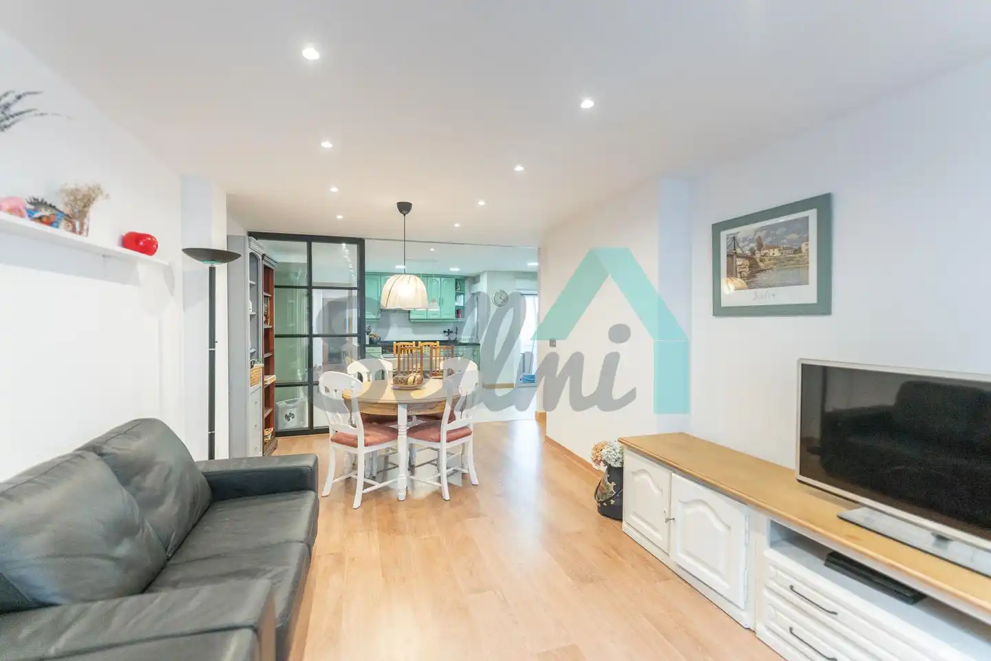 Living room of Flat for rent in Siero  with Heating, Terrace and Furnished