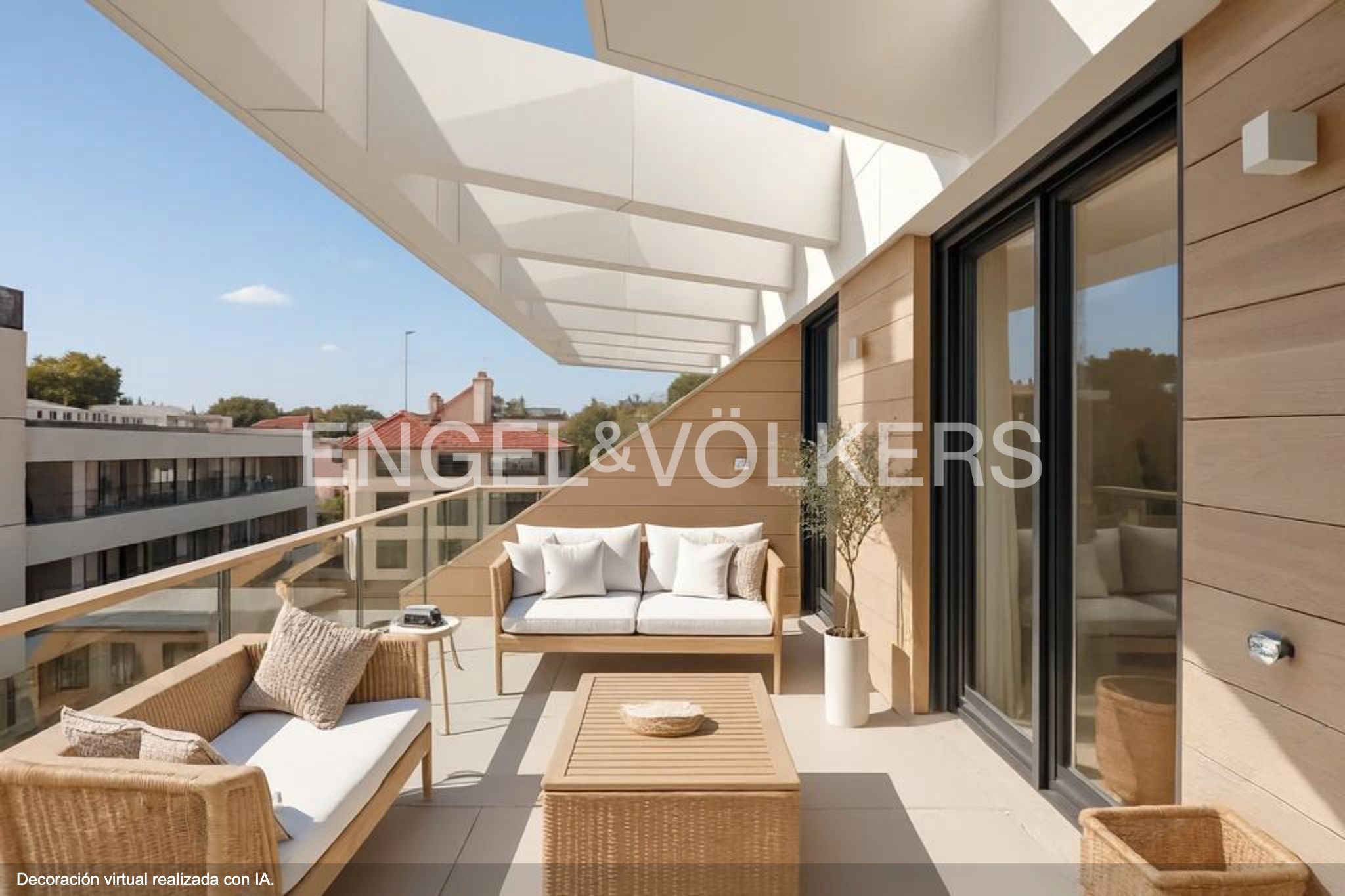 Terrace of Attic for sale in  Madrid Capital  with Air Conditioner, Heating and Terrace