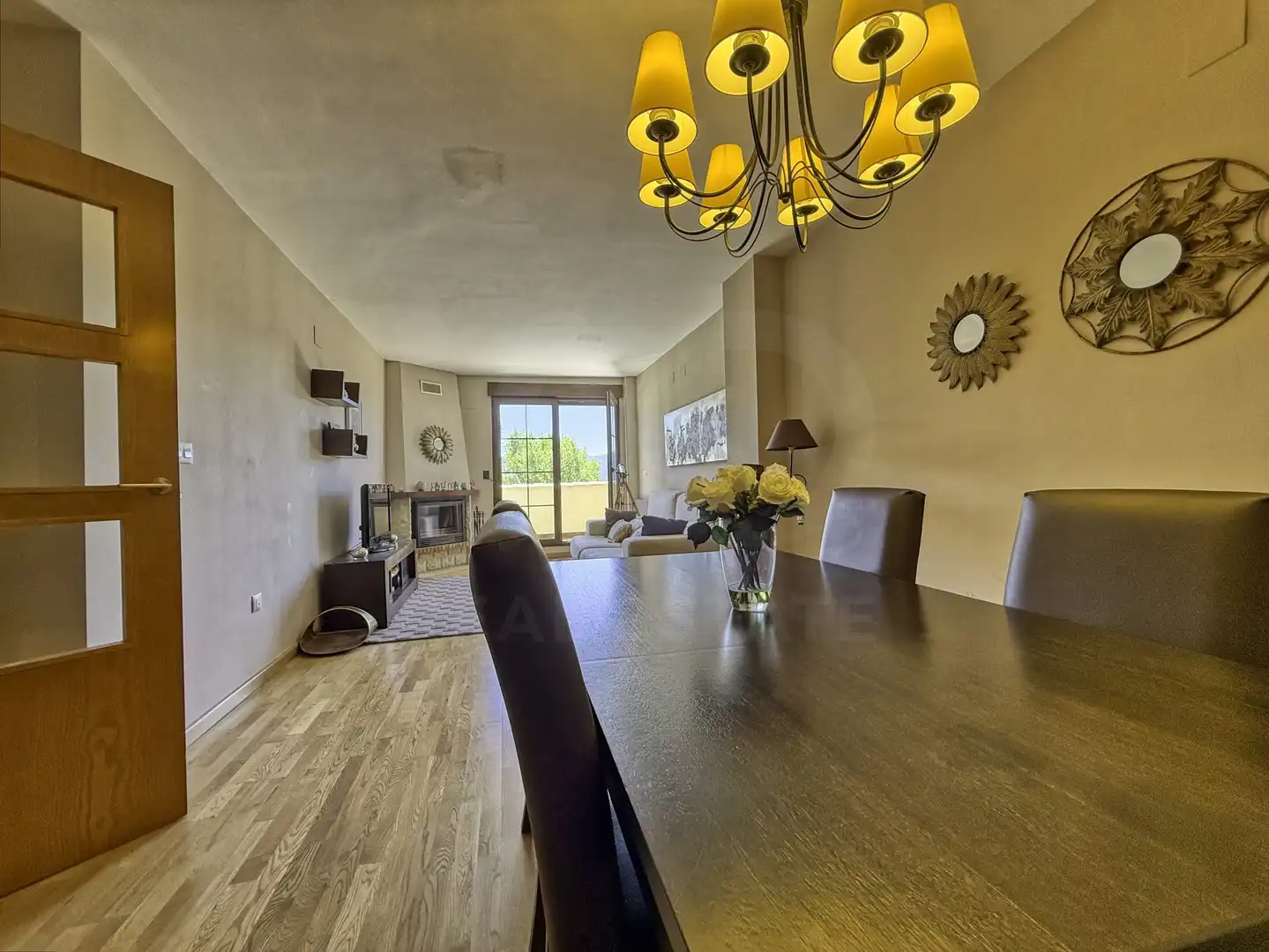 Comedor de Ático en venta en Alcalá de la Selva con Calefacción y Terraza