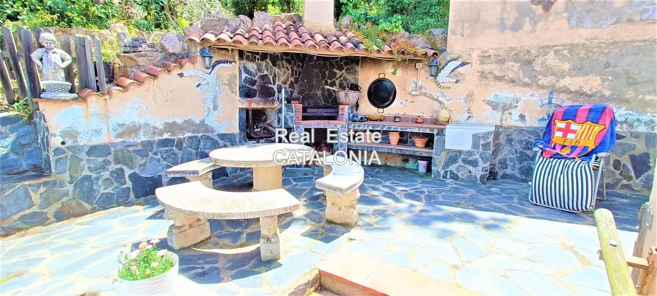 Vista exterior de Casa o xalet en venda en Lloret de Mar amb Calefacció, Jardí privat i Terrassa