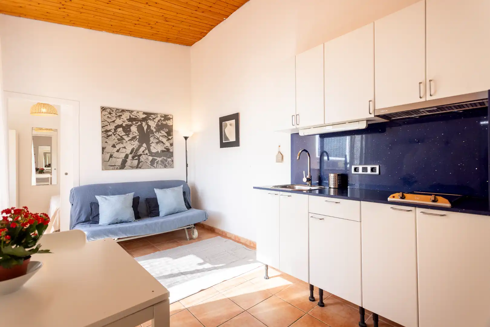 Sala de estar de Ático en venta en Barcelona con Aire acondicionado, Calefacción y Terraza