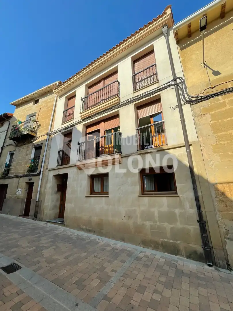 Vista exterior de Casa adosada en venta en San Asensio con Calefacción, Parquet y Trastero